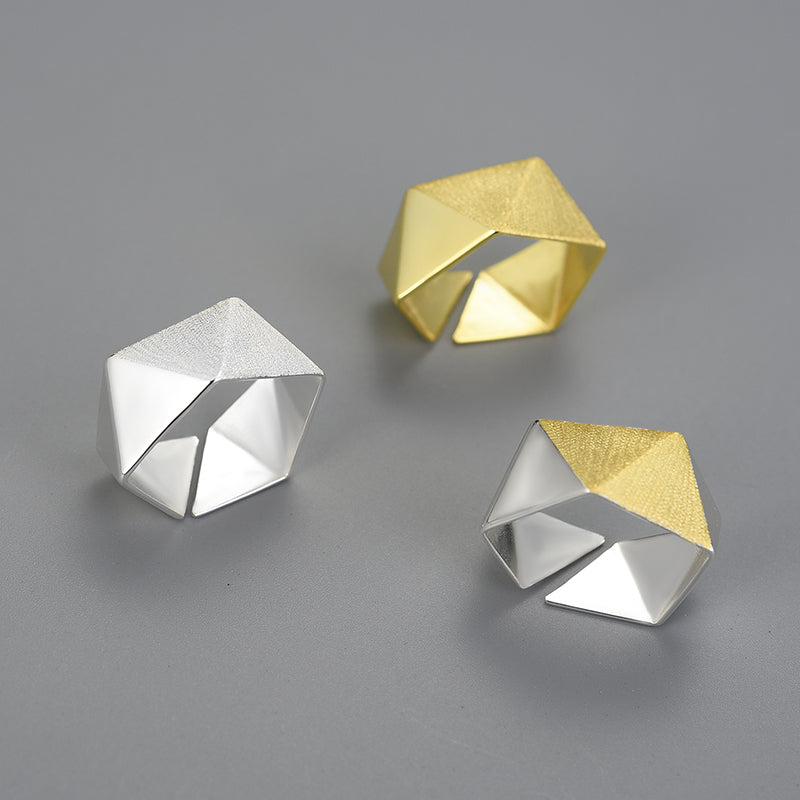 Geometric Origami Adjustable Ring