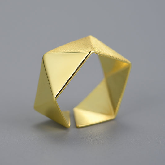 Geometric Origami Adjustable Ring