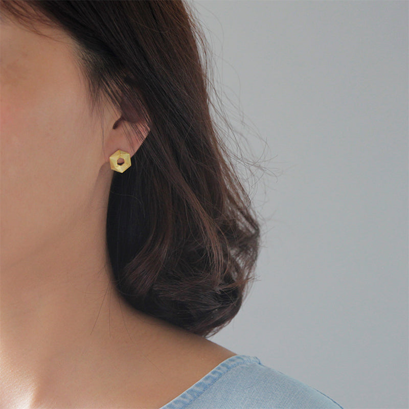 Geometric Stud Earrings