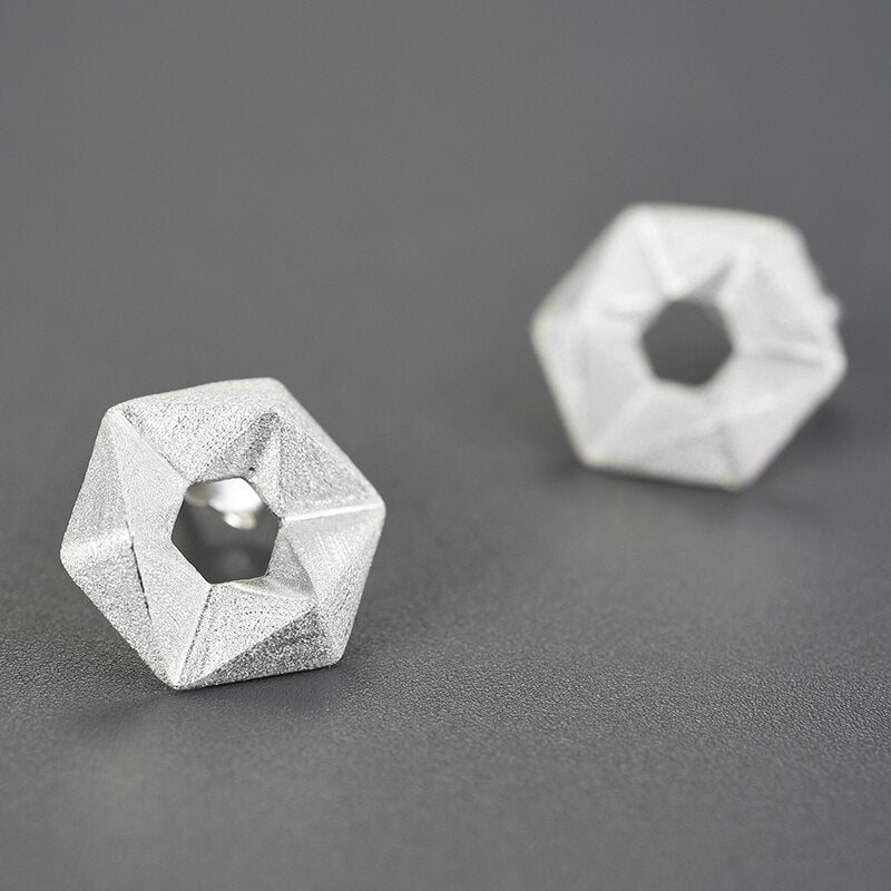 Geometric Stud Earrings