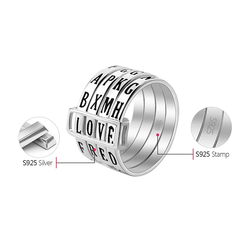 LOVE Rotatable Ring